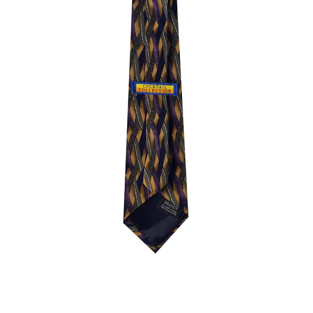 Cocktail Collection Abstract Pattern Necktie - image 2
